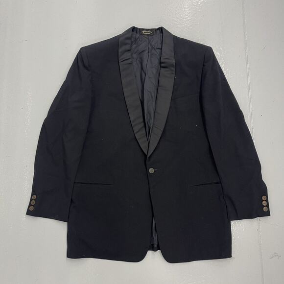 Vintage 40s After Six Rudofker Navy Wool 2-Piece Suit - Picture 2 of 8
